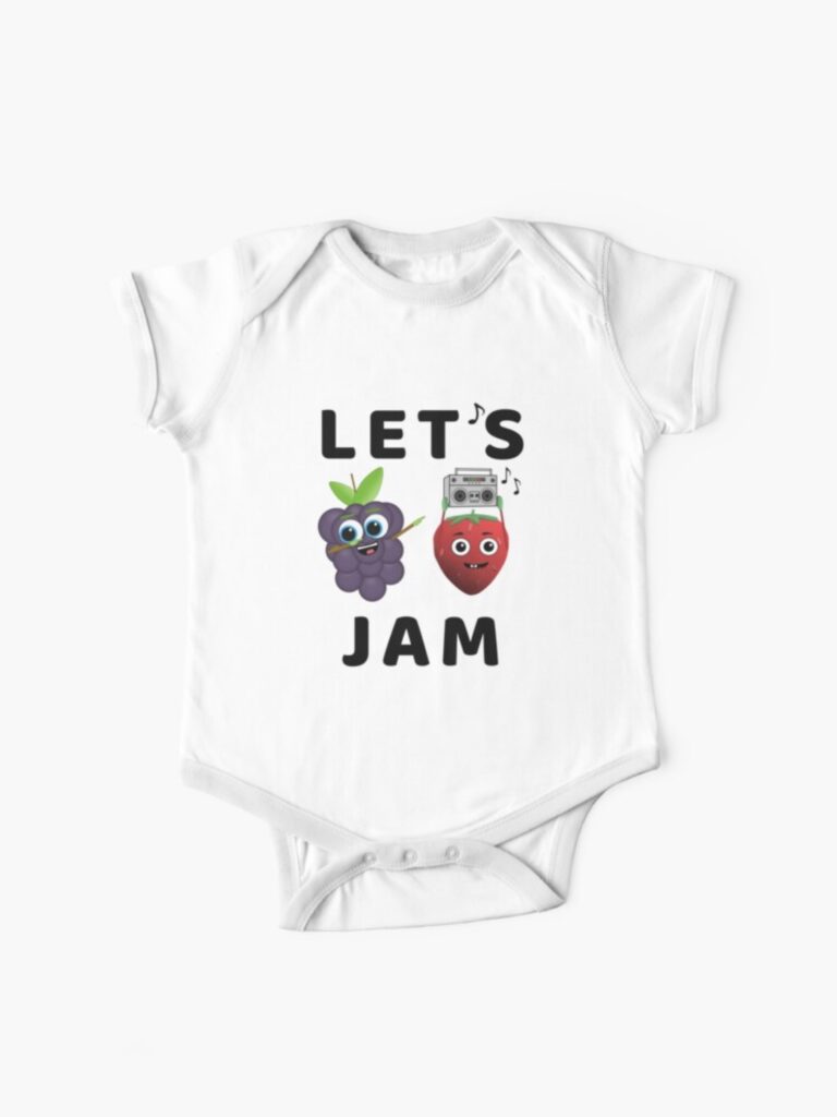 Let's Jam baby onesie