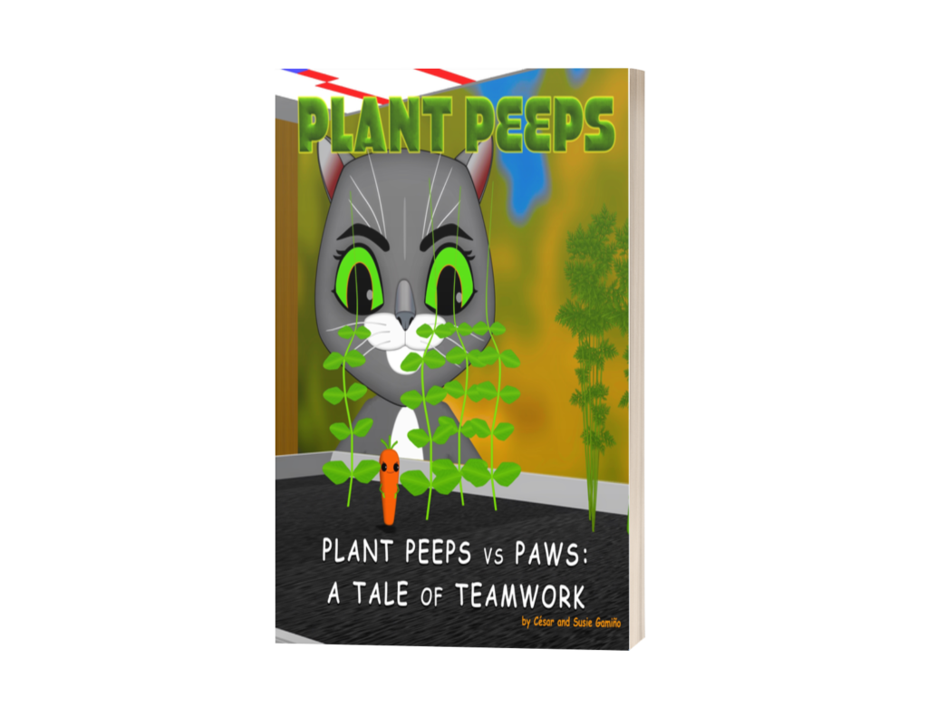 Plant Peeps book: Plant Peeps vs Paws: A Tale of Teamwork